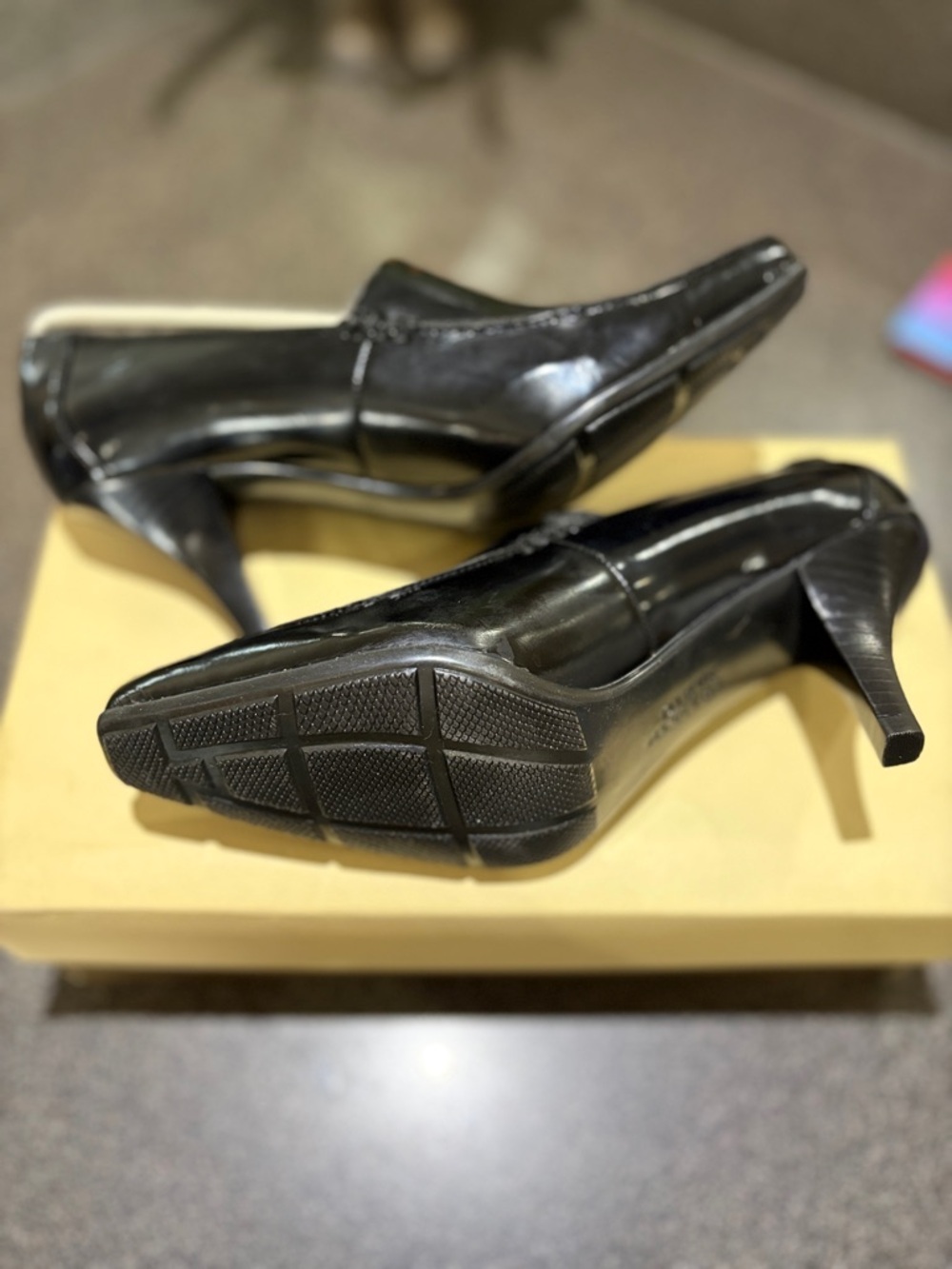 ✨New in Box✨ Franco Sarto Black Patent Leather Pumps Size 6